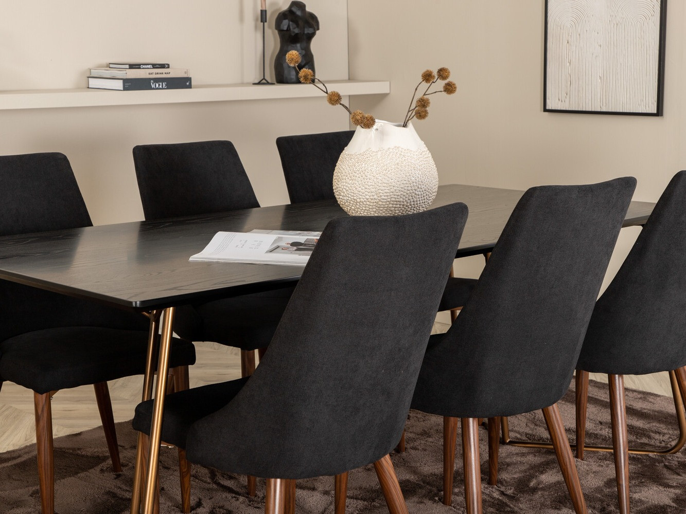 Conjunto de mesas y sillas para comedor Dallas 2728