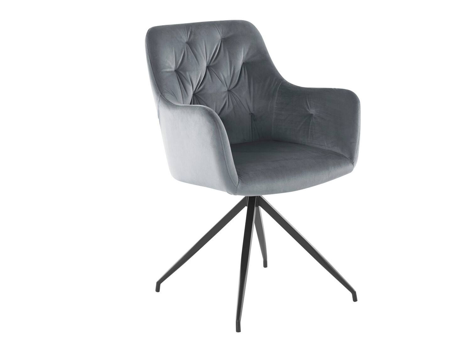 Conjunto de sillas Denton 780 (Negro + Gris)