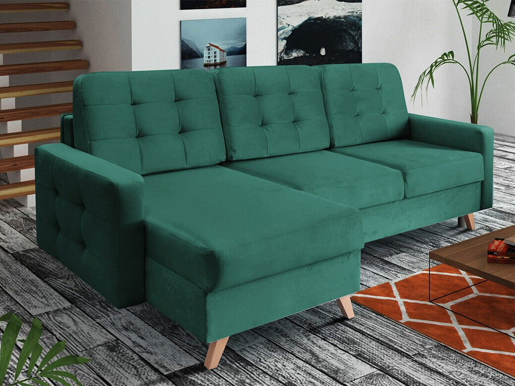 Sofá rinconero Norman 122 (Fuego 162)