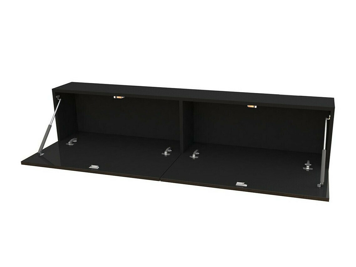 Conjunto de salón Venenou 137 (Negro + Negro brillante)