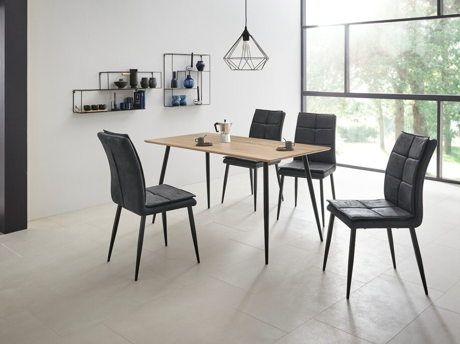 Mesa Denton 1117 (Negro + Roble)