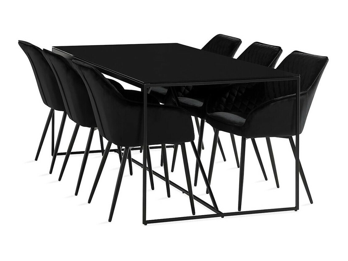 Conjunto de comedor Parkland 275 (Negro)
