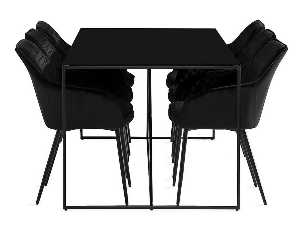 Conjunto de comedor Parkland 275 (Negro)