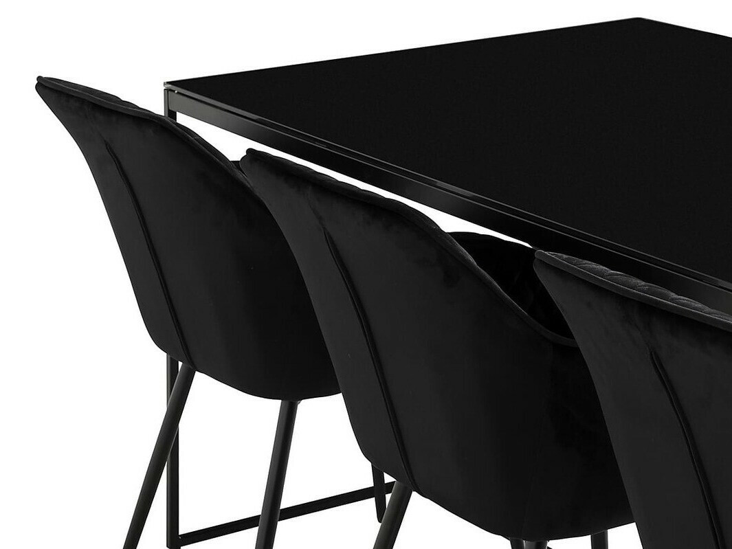 Conjunto de comedor Parkland 275 (Negro)