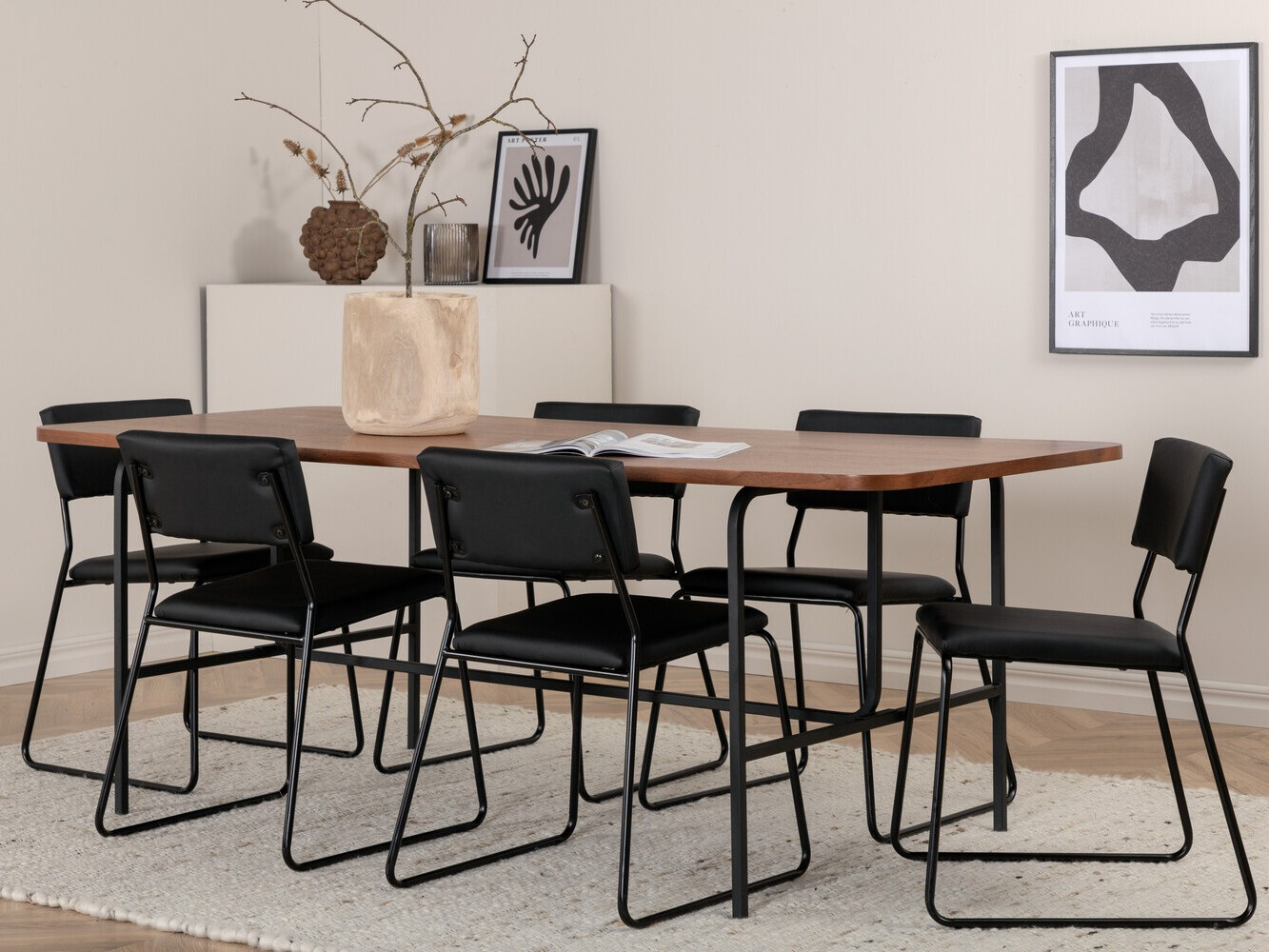 Conjunto de mesas y sillas para comedor Dallas 2796