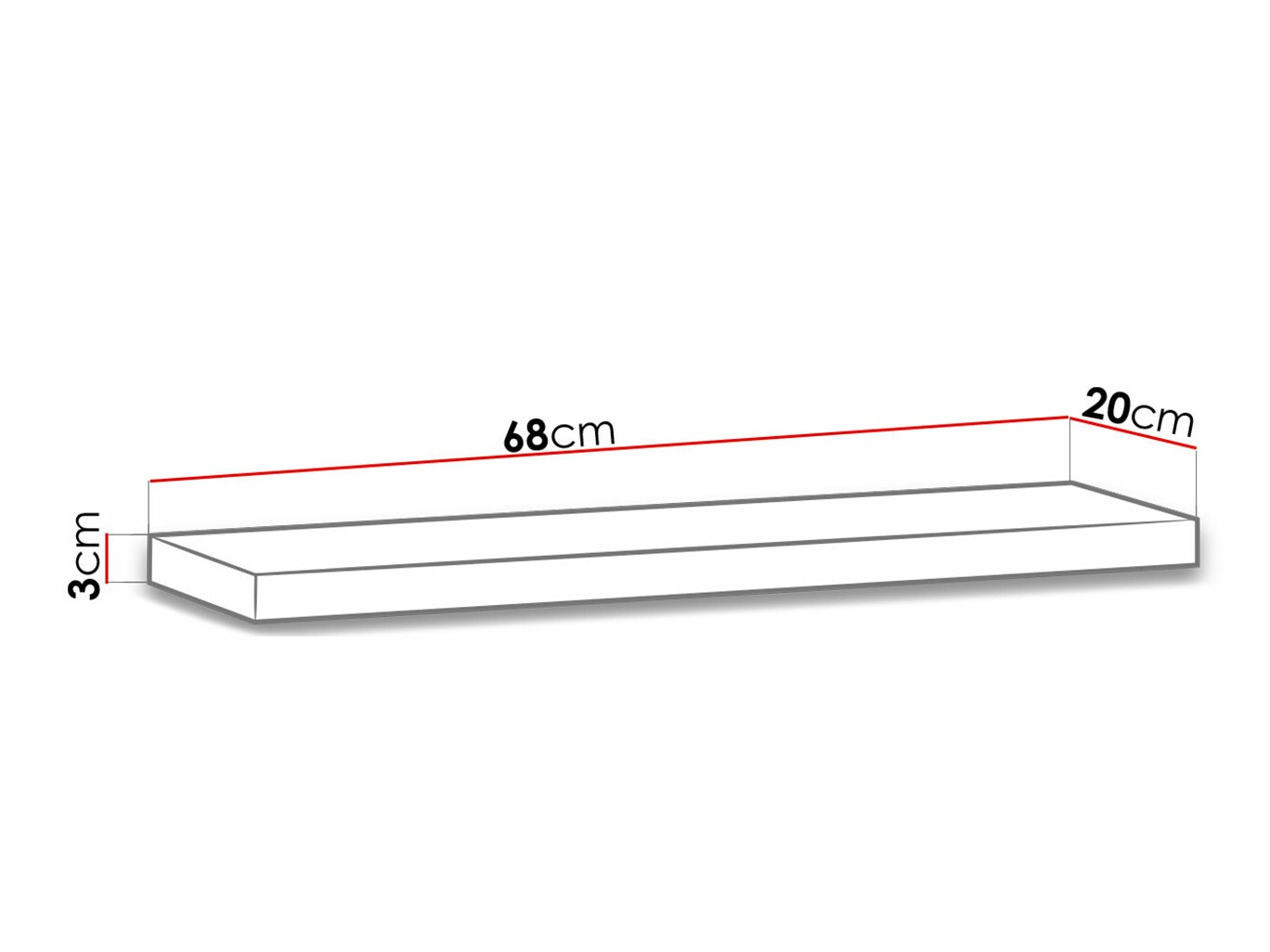 Estantería de pared Morlira 104