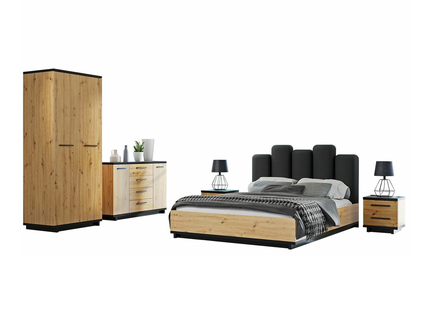 Conjunto de dormitorio Morlira 116