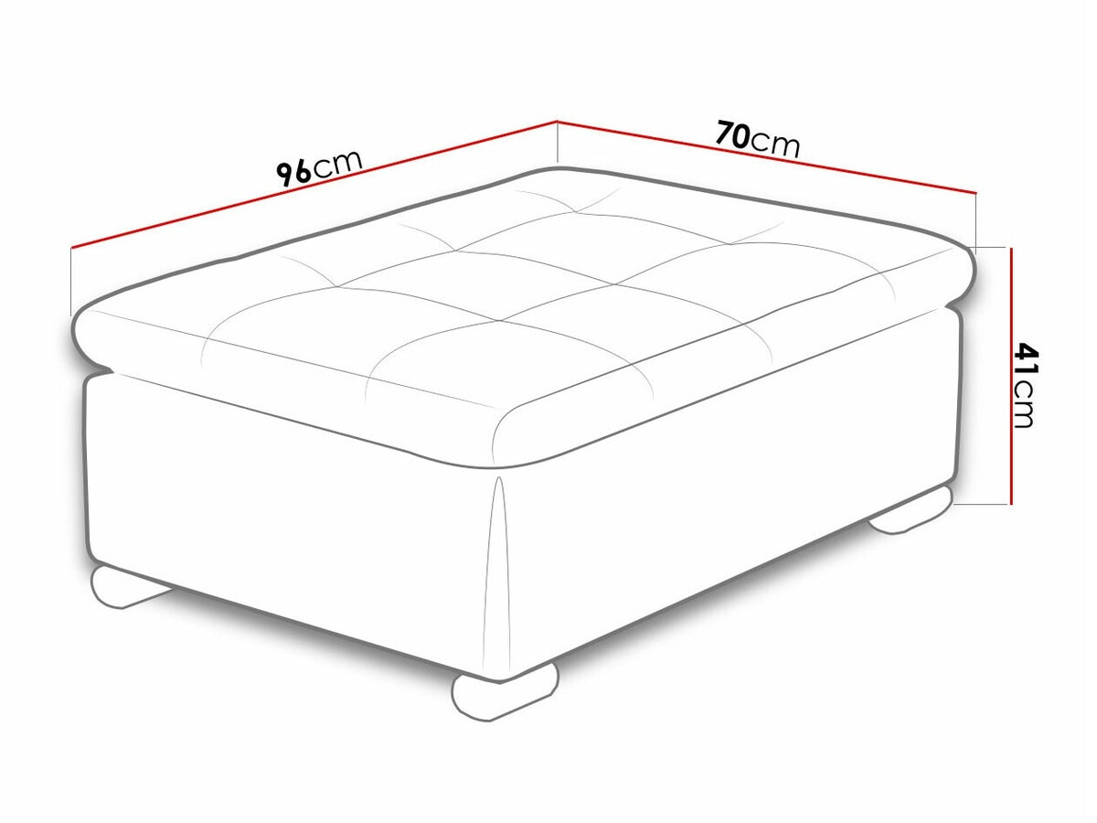 Banco acolchado Comfivo 118 (Lux 06 + Lux 05)