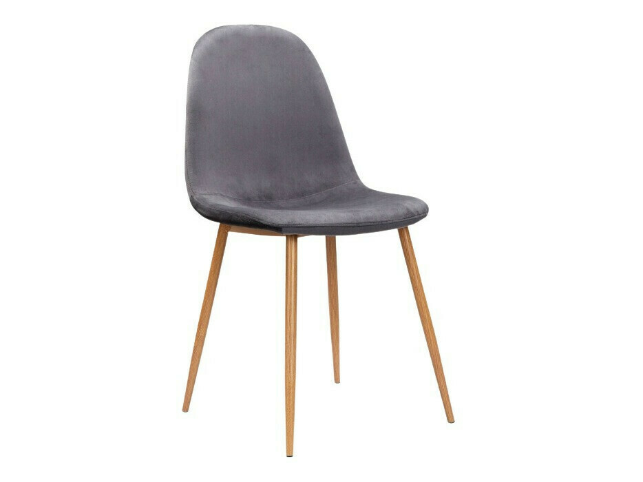 Conjunto de mesas y sillas para comedor Denton 818 (Antracita + Roble)