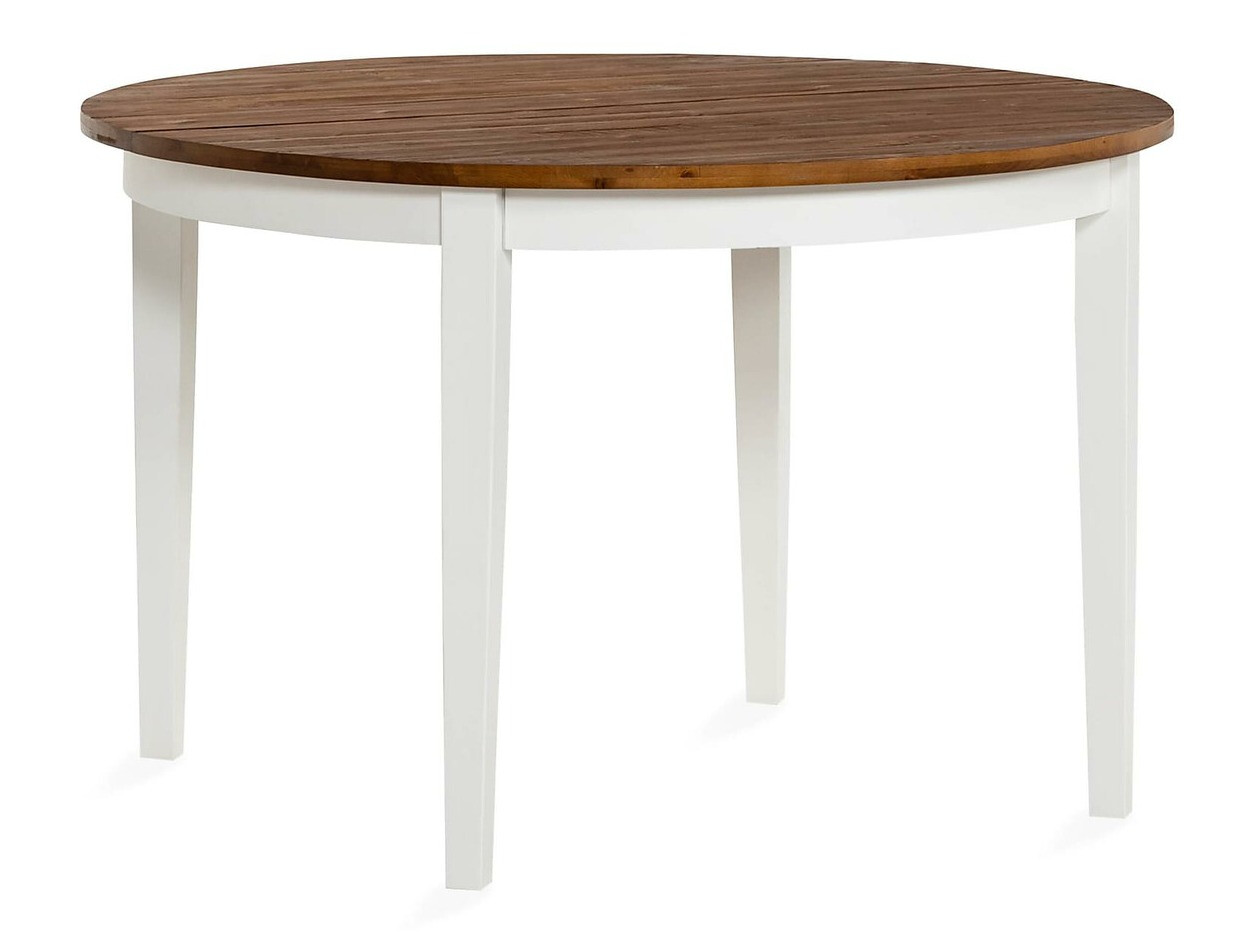 Mesa Riverton 692 (Blanco + Arbol envejecido)