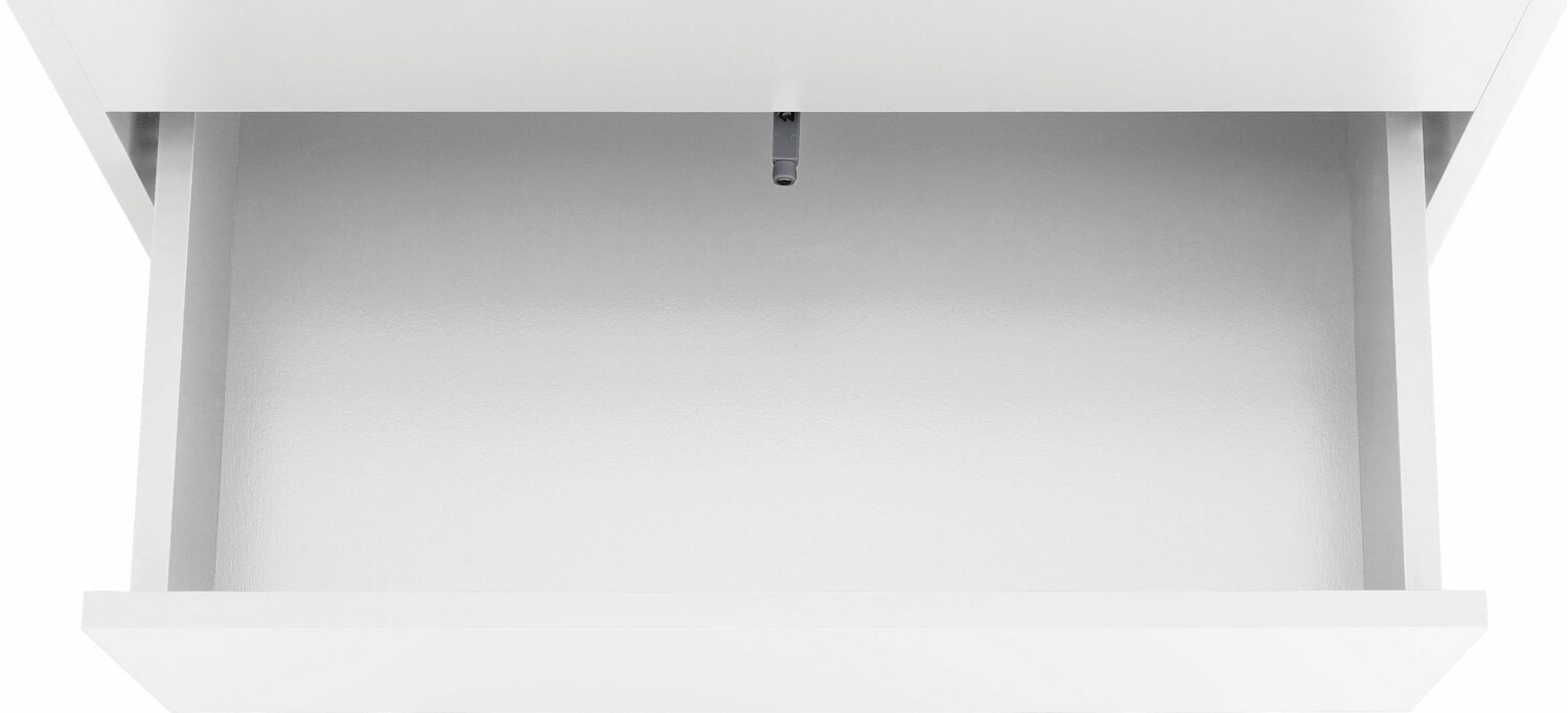 Armario de baño de pie Denton 1222 (Blanco + Roble)