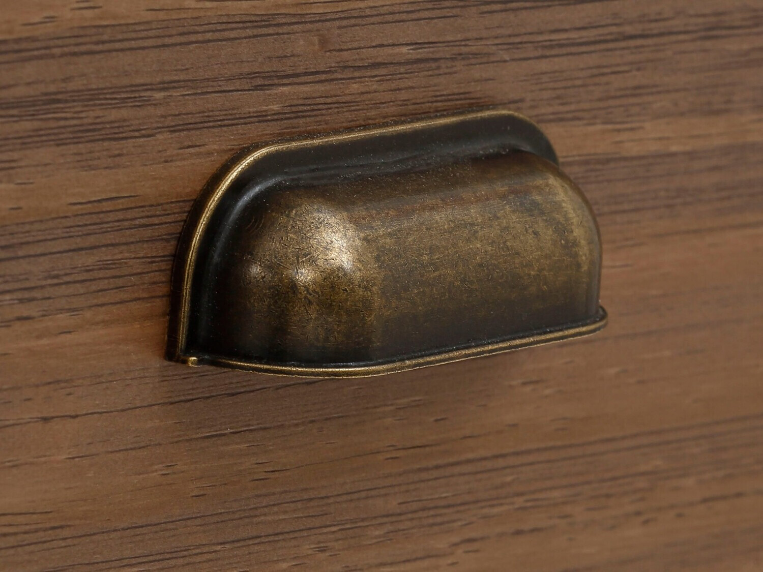 Cómoda Tivmeri 100 (Gris + Marrón)