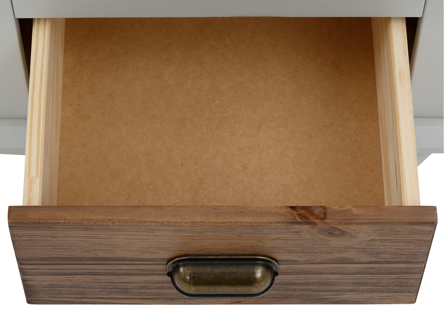 Mesilla de noche Tivmeri 101 (Gris + Marrón)