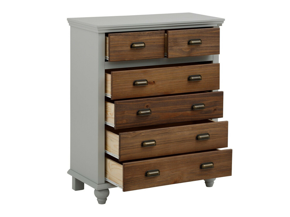 Conjunto de salón Tivmeri 104 (Gris + Marrón)