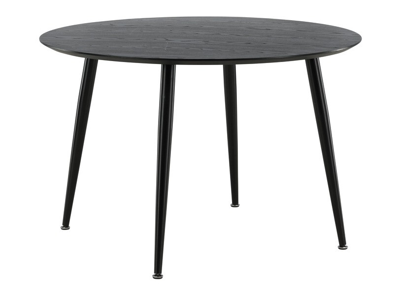 Conjunto de mesas y sillas para comedor Dallas 1563 (Blanco + Negro)