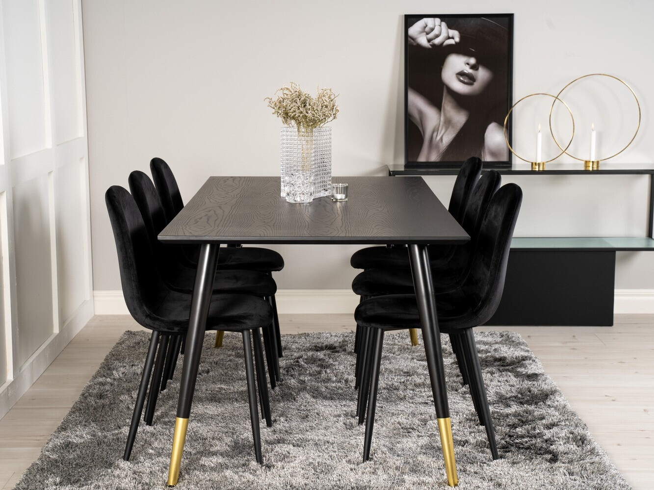 Conjunto de mesas y sillas para comedor Dallas 1601