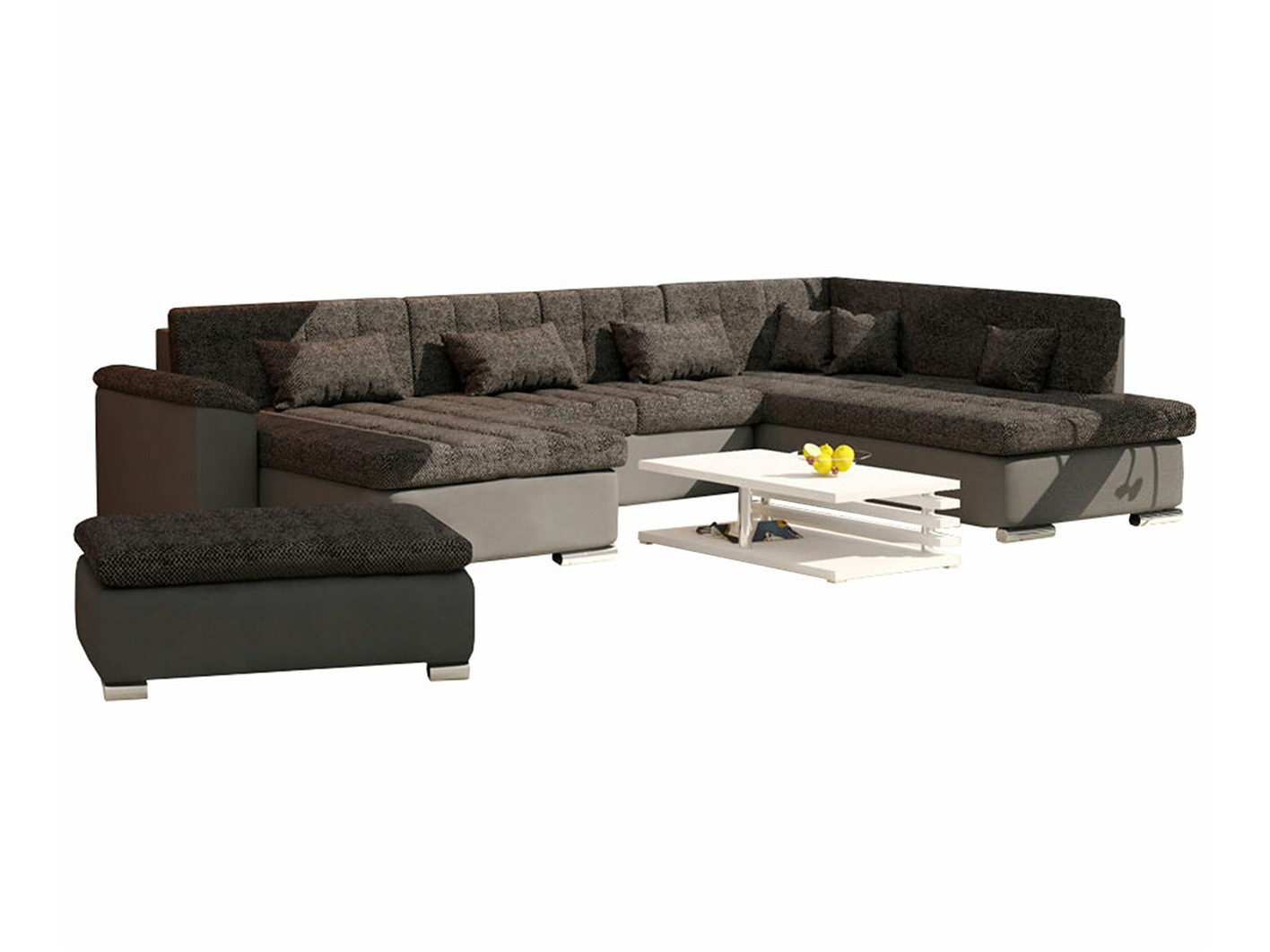 Conjunto de muebles tapizado Comfivo Gemma I (Soft 020 + Majorka 03)
