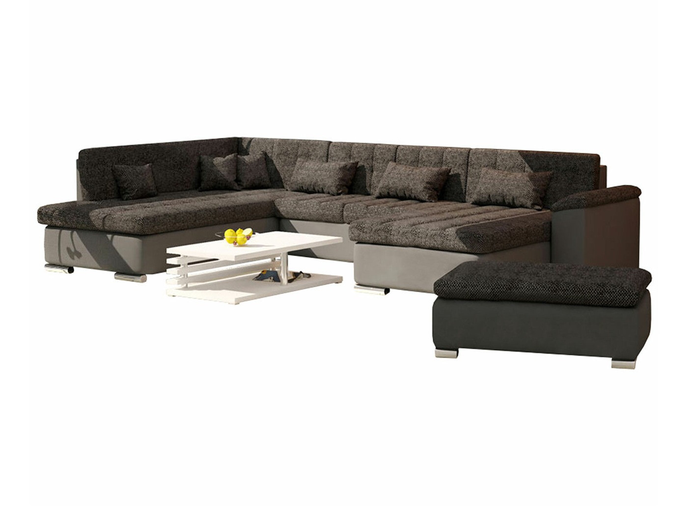 Conjunto de muebles tapizado Comfivo Gemma I (Soft 020 + Majorka 03)