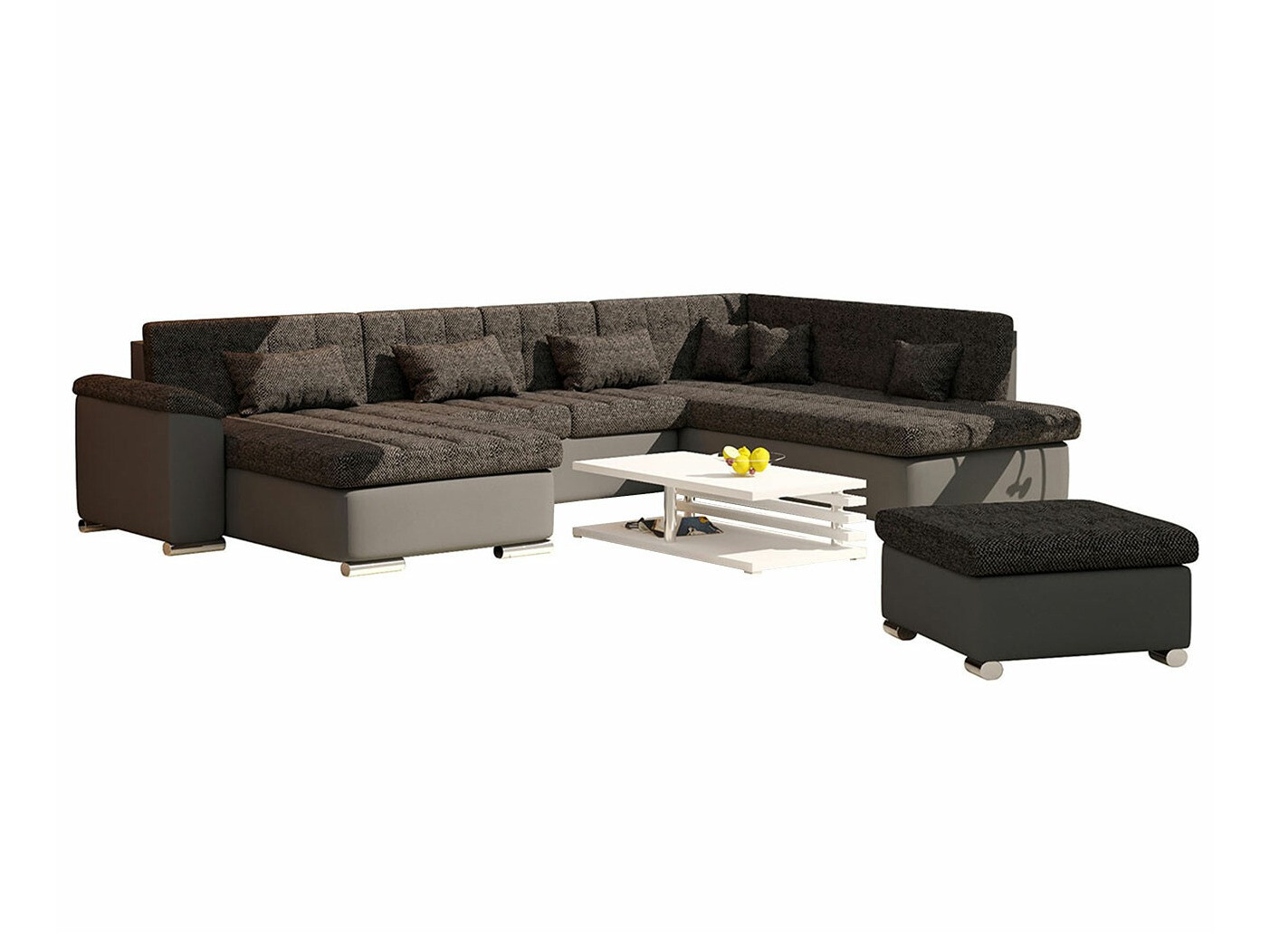 Conjunto de muebles tapizado Comfivo Gemma (Soft 020 + Majorka 03)