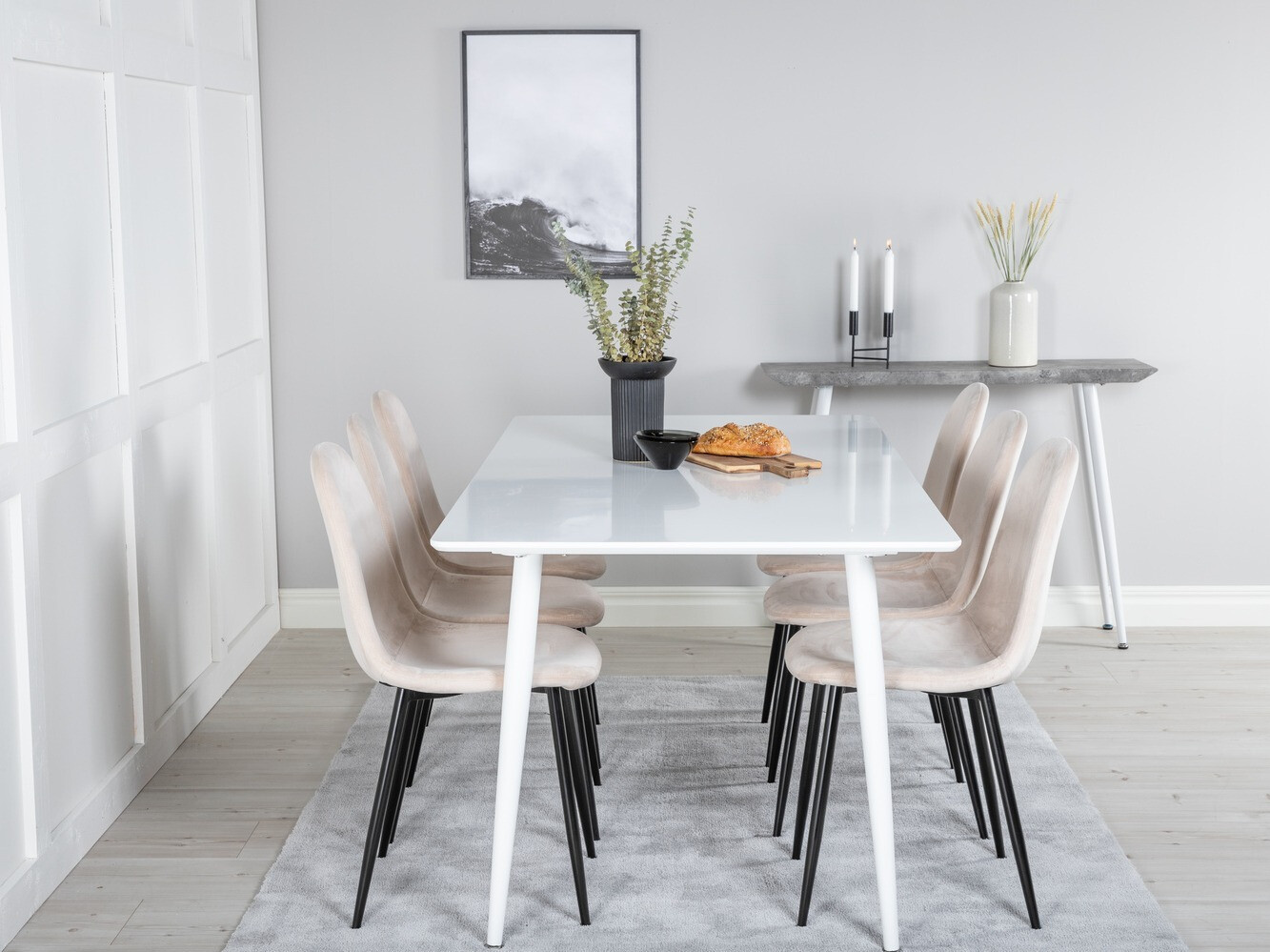 Conjunto de mesas y sillas para comedor Dallas 1833