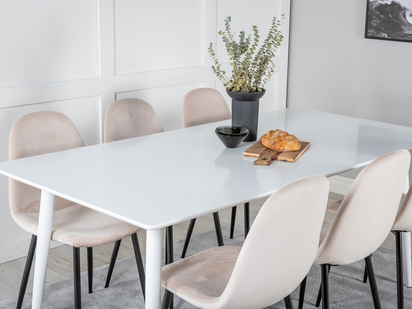 Conjunto de mesas y sillas para comedor Dallas 1833