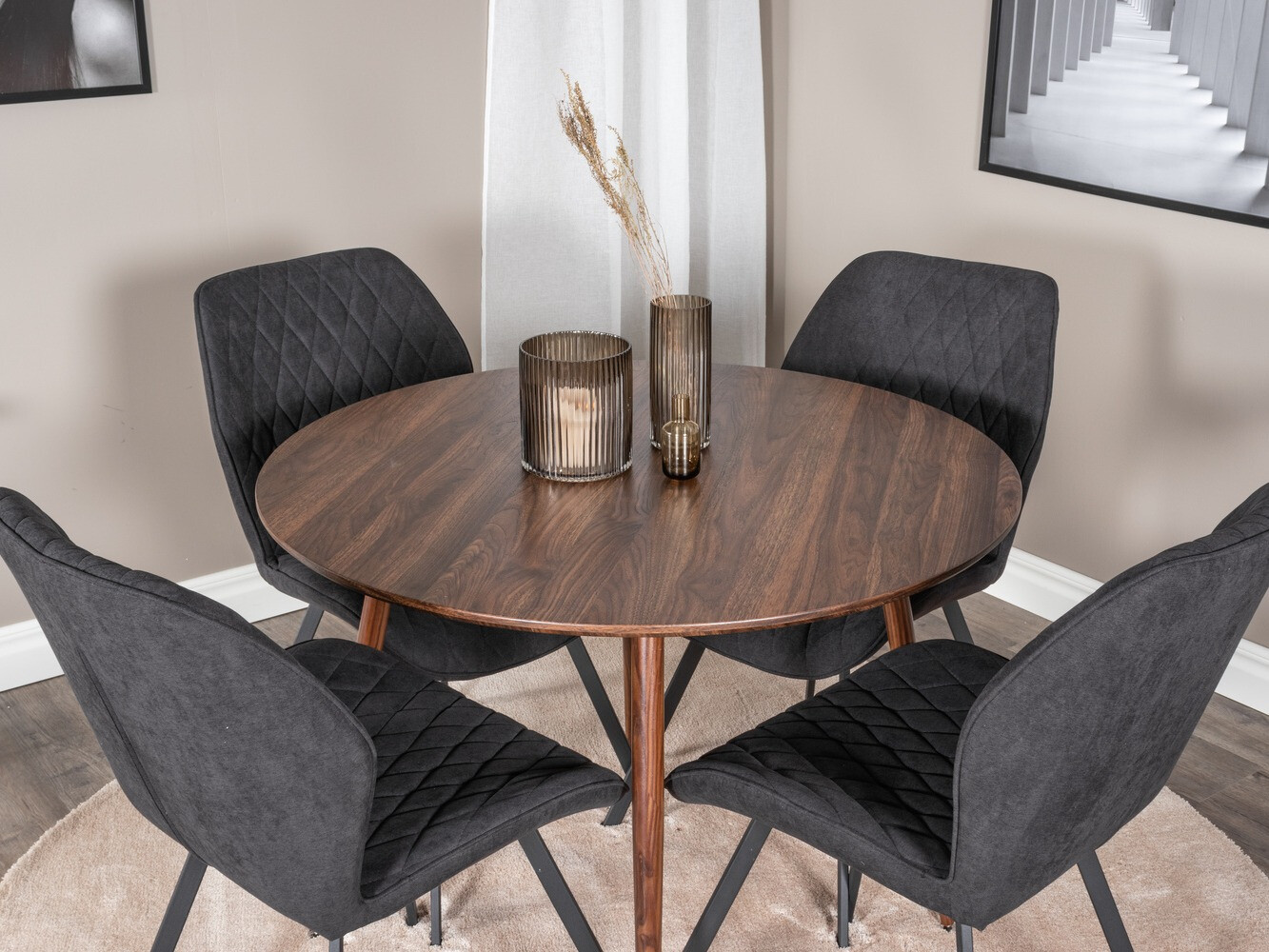 Conjunto de mesas y sillas para comedor Dallas 1835