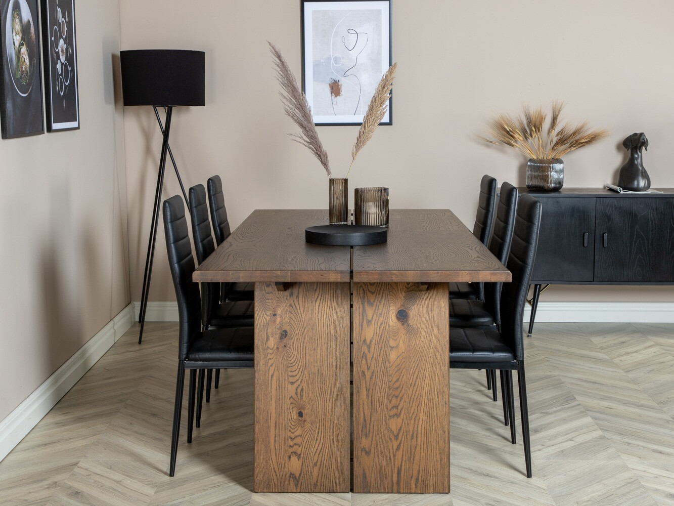 Conjunto de mesas y sillas para comedor Dallas 1840