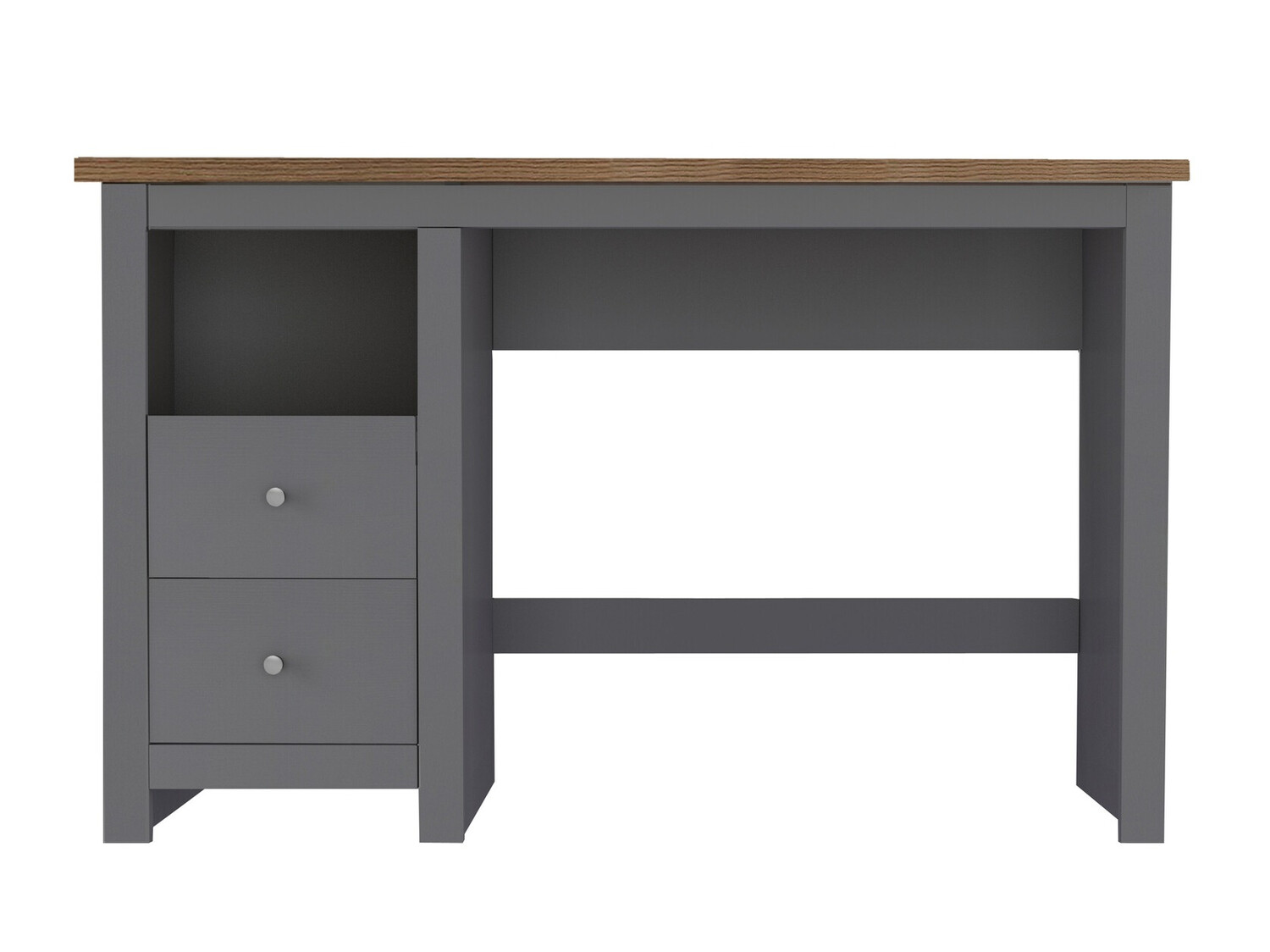 Mesa de oficina Denton D108 (Gris + Roble)
