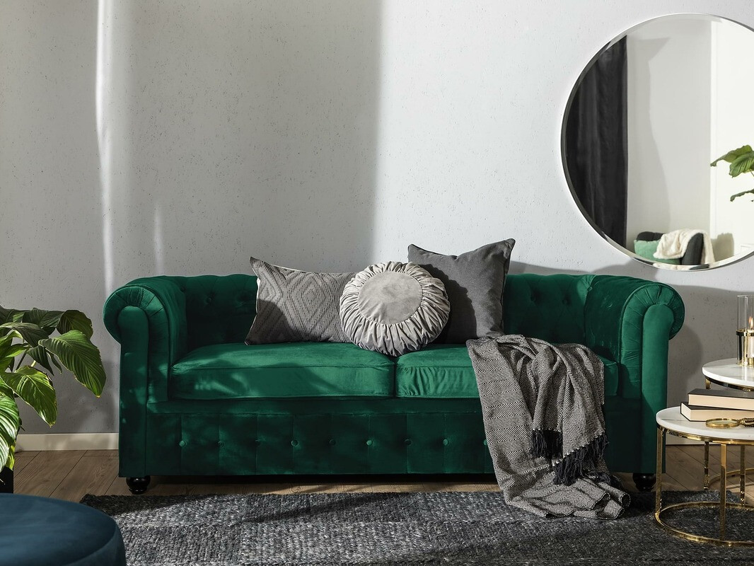 Sofá chesterfield Manor House Ophfenu 103 (Verde)