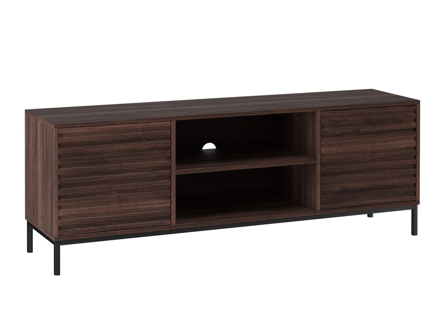 Mueble TV Denton 844 (Negro + Nuez)