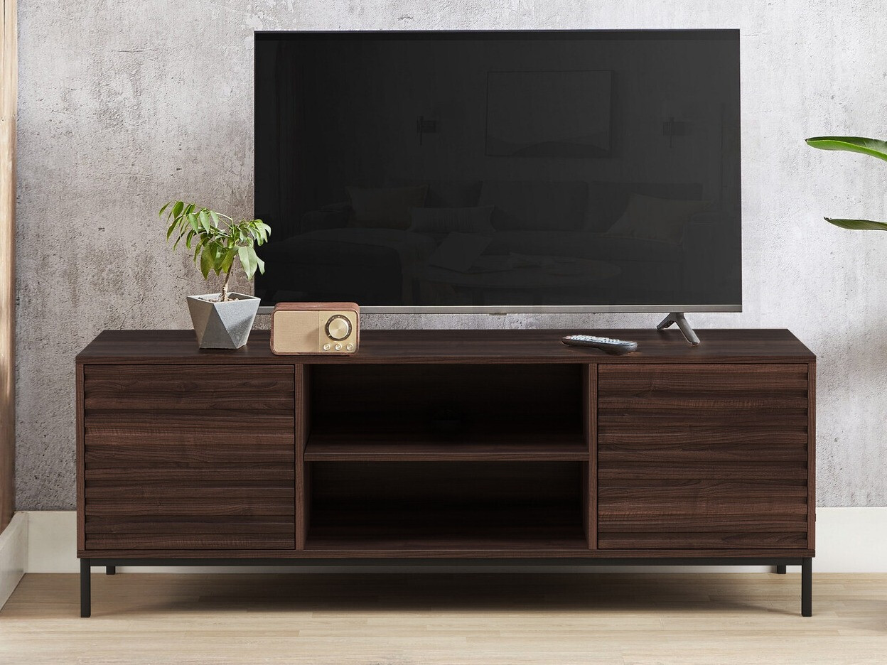 Mueble TV Denton 844 (Negro + Nuez)