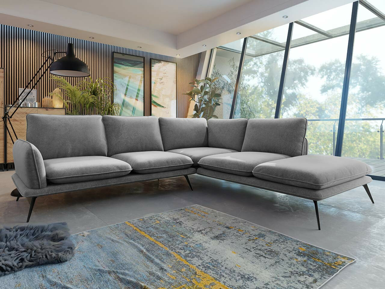 Sofá rinconero Evarveni 100 (Zetta 302)