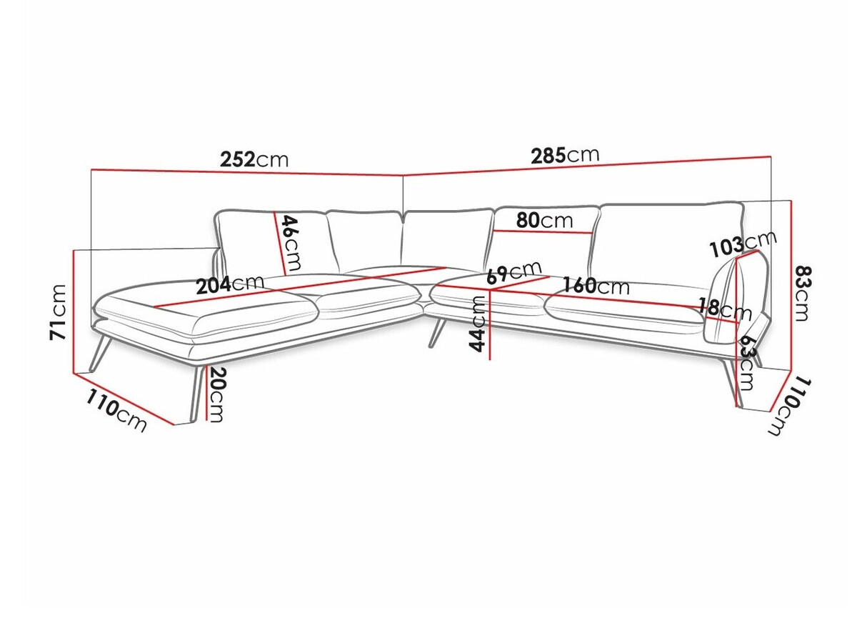 Sofá rinconero Evarveni 100 (Zetta 302)