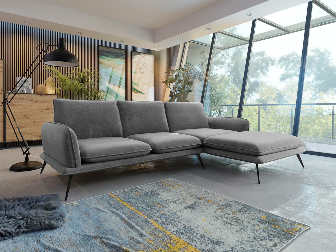 Sofá rinconero Evarveni 101 (Zetta 302)