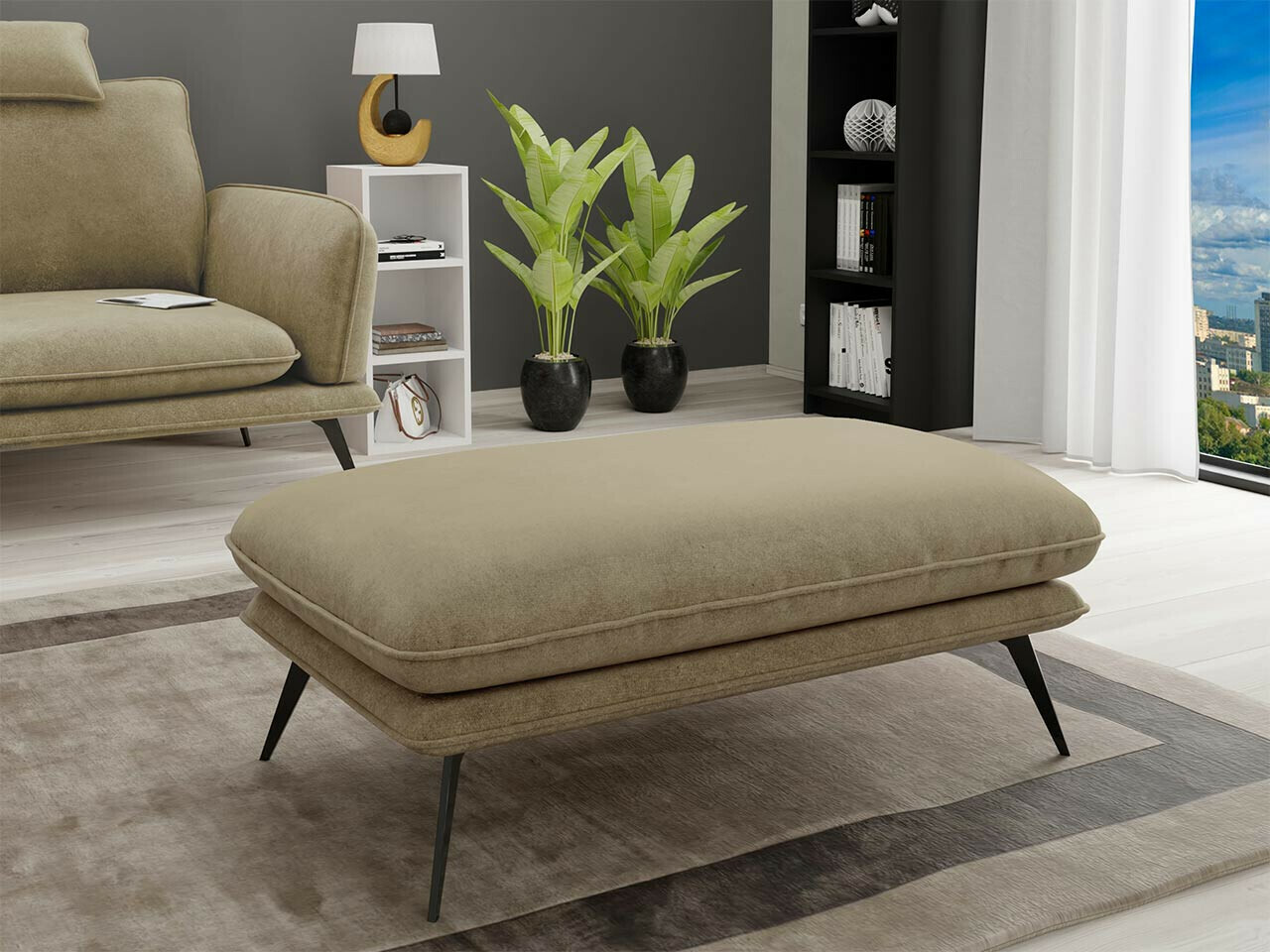 Banco acolchado Evarveni 104 (Zetta 291)