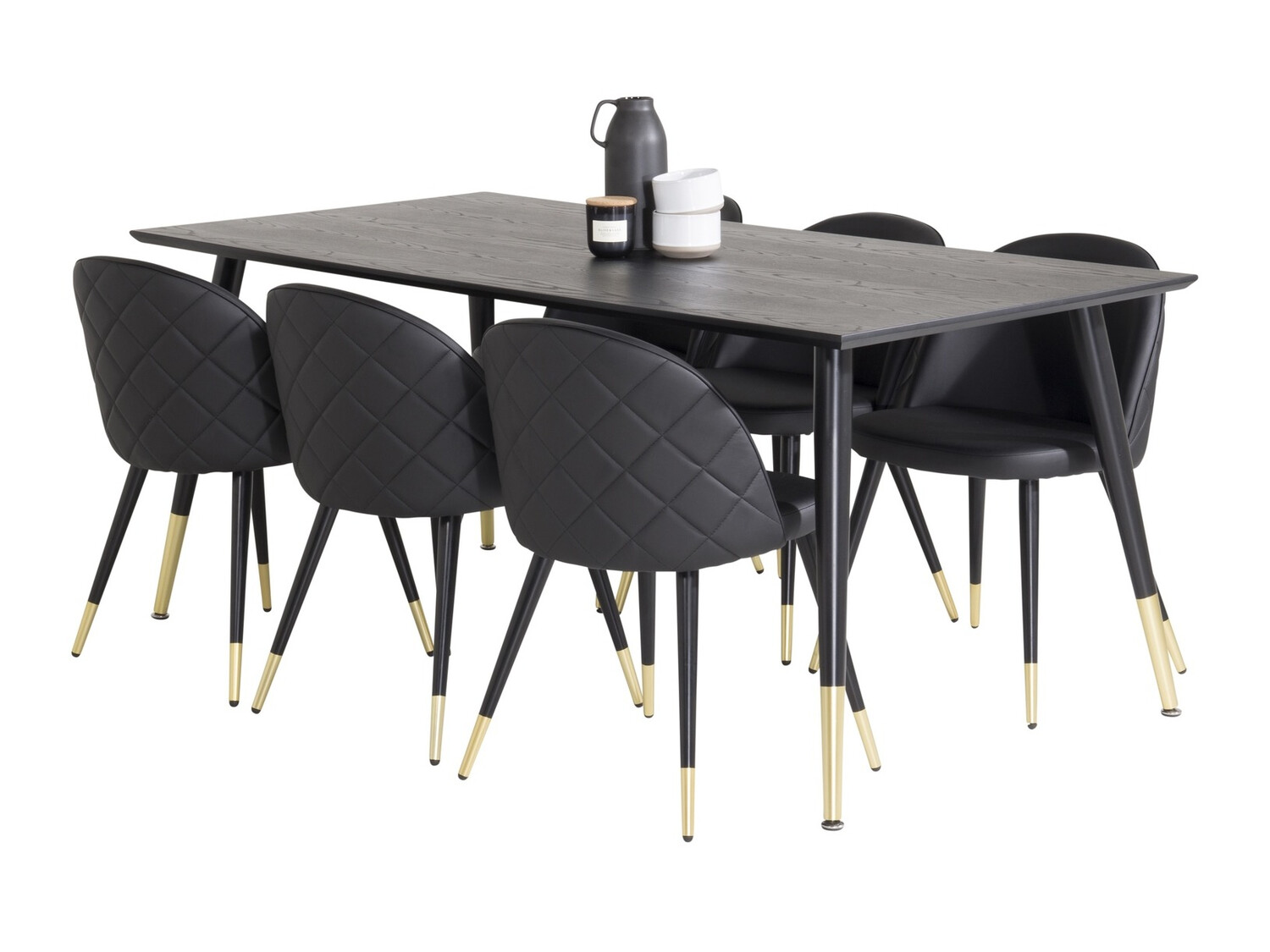 Conjunto de mesas y sillas para comedor Dallas 1909