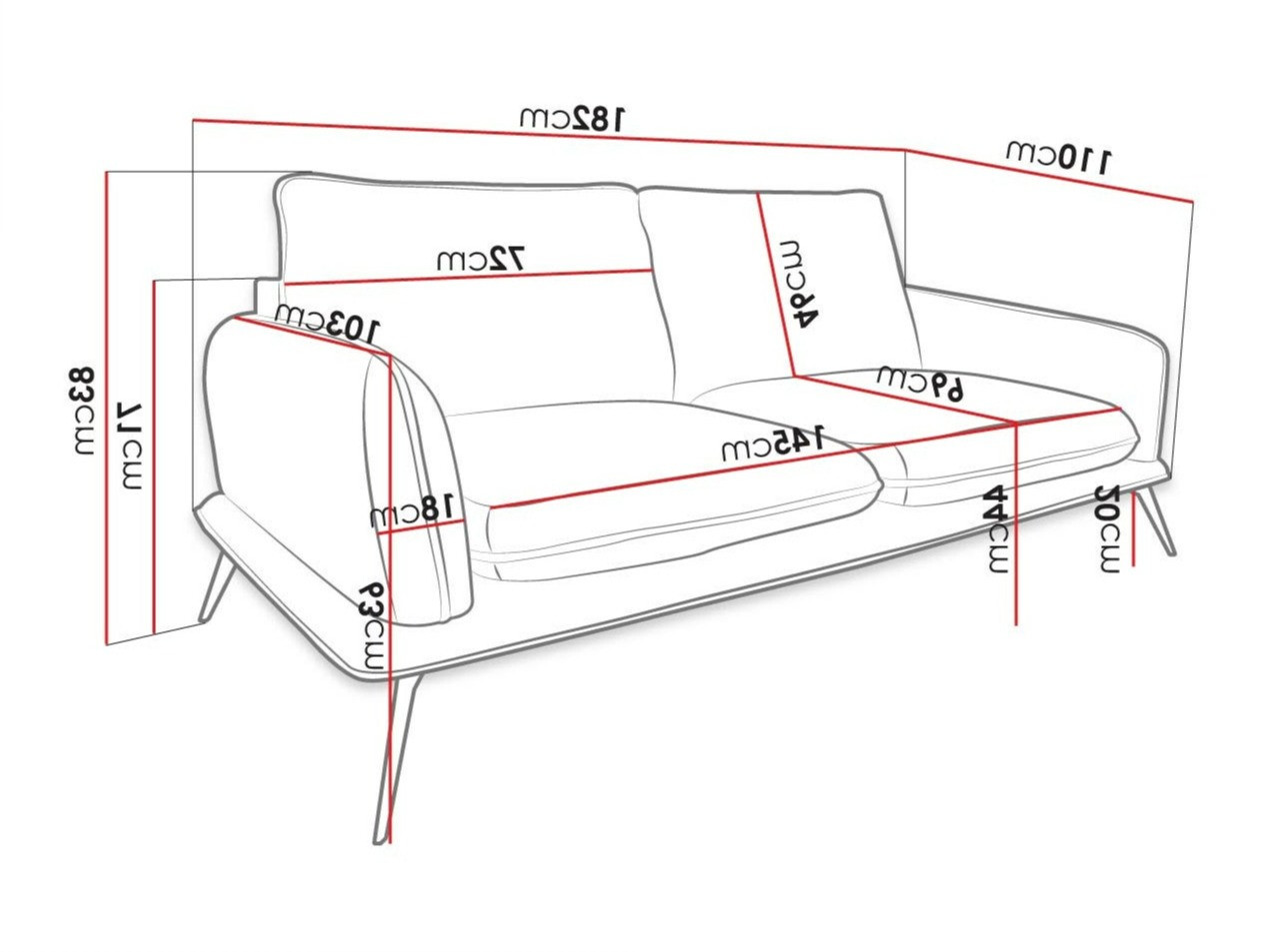 Sofá Evarveni 102 (Zetta 300)
