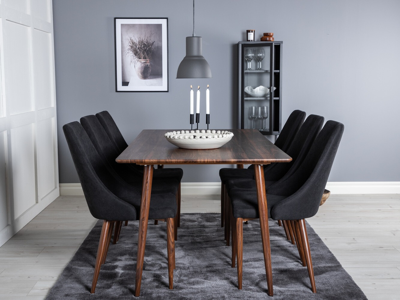 Conjunto de mesas y sillas para comedor Dallas 1912