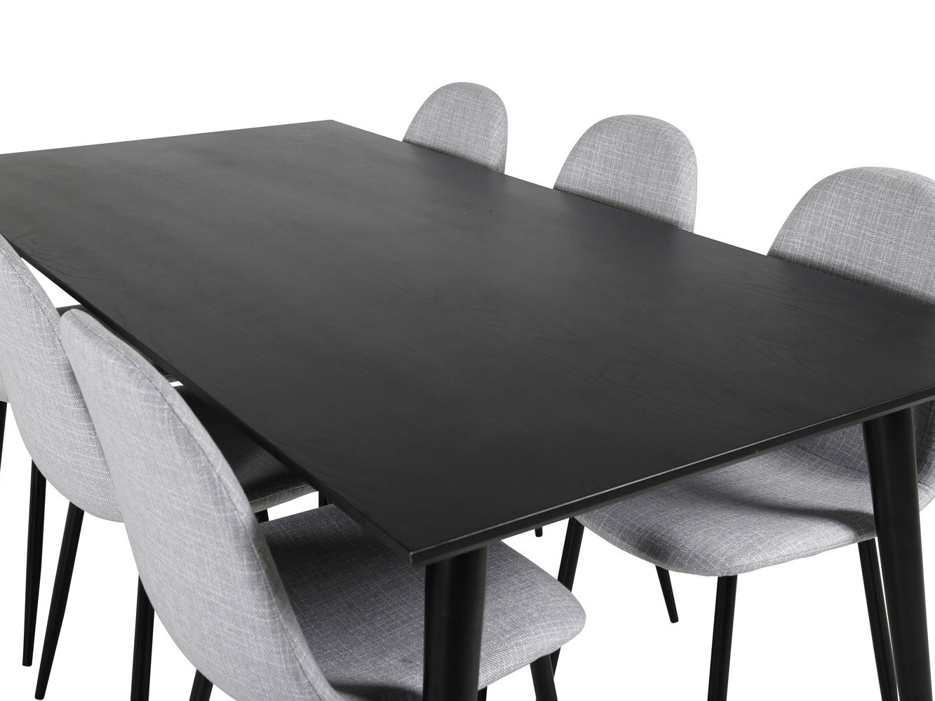 Conjunto de mesas y sillas para comedor Dallas 2577 (Negro)
