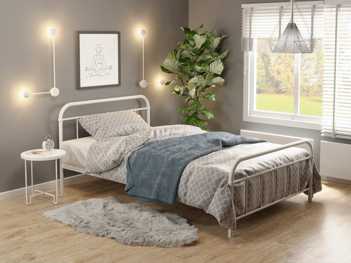 Cama Houston 311 (Blanco)