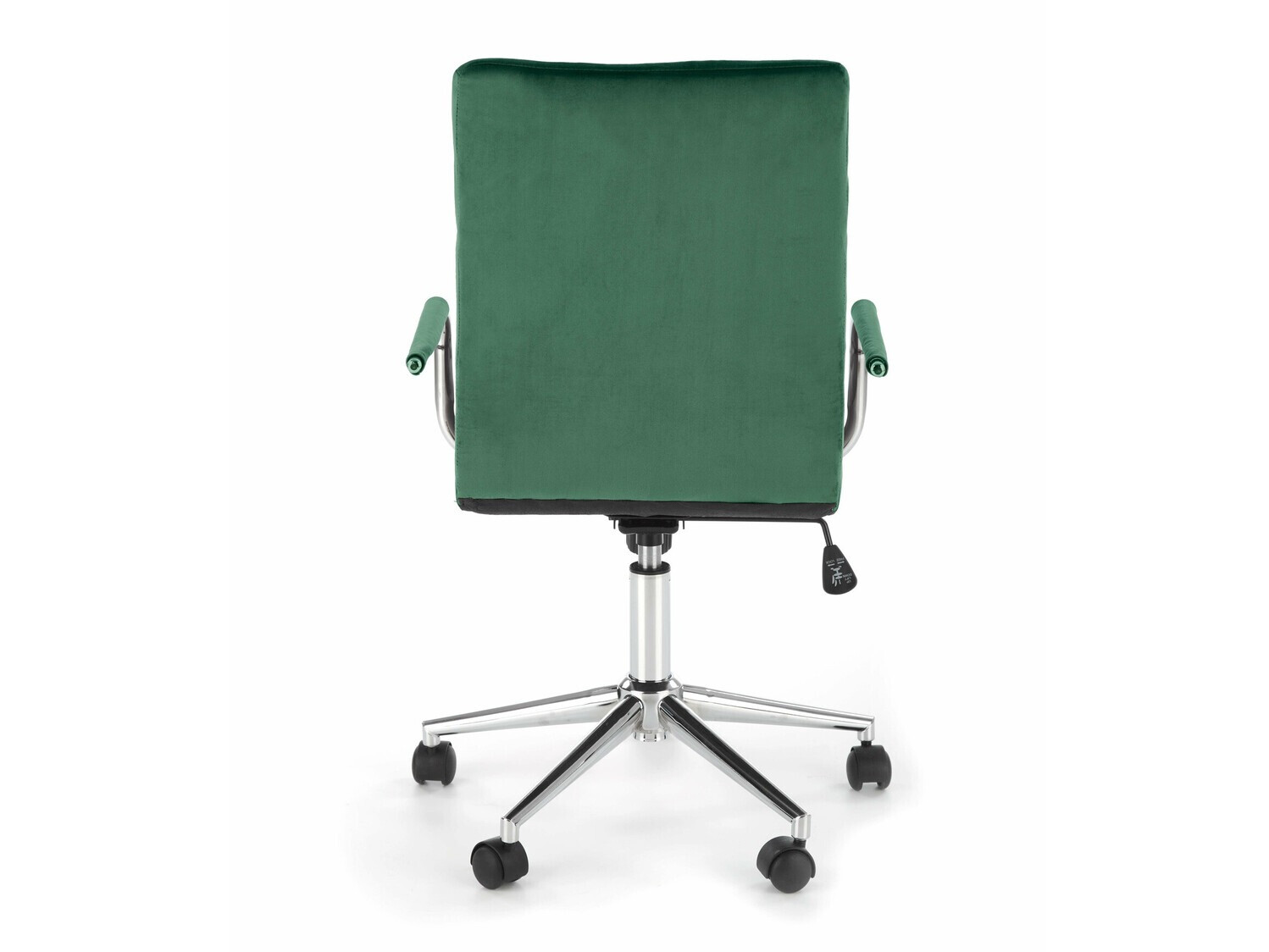 Silla de oficina Houston 1198 (Verde oscuro + Plata)