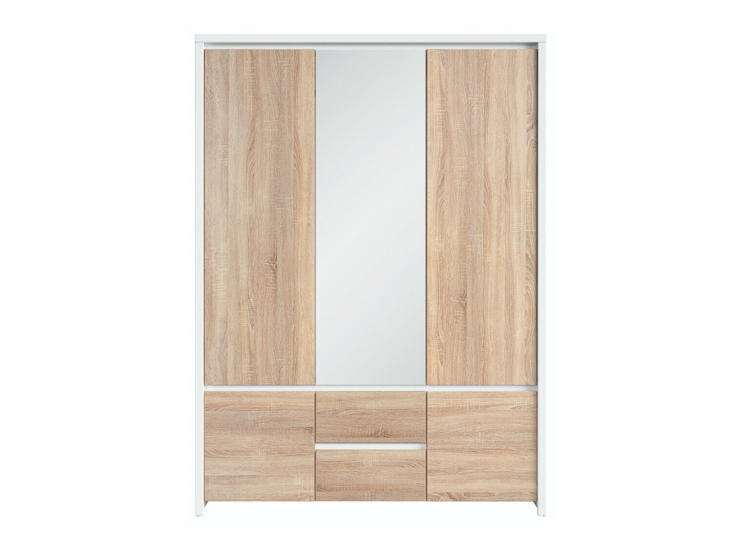 Armario Nolroma 118 (Blanco + Roble Sonoma)