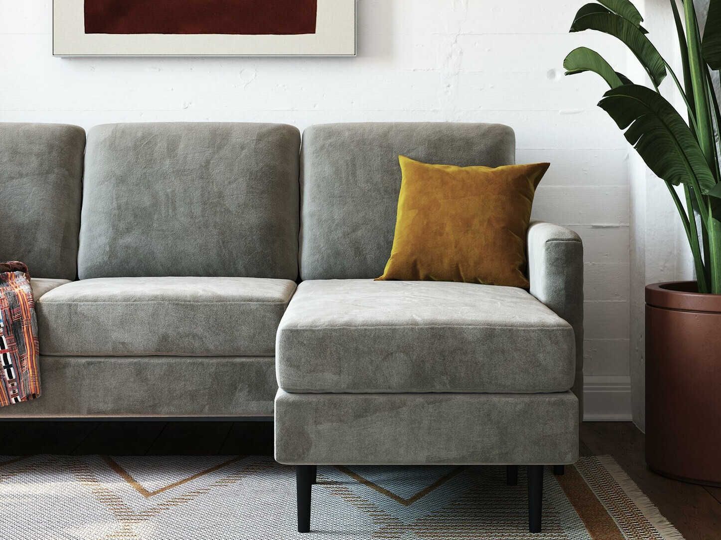 Conjunto de muebles tapizado Tulsa 422 (Gris claro)