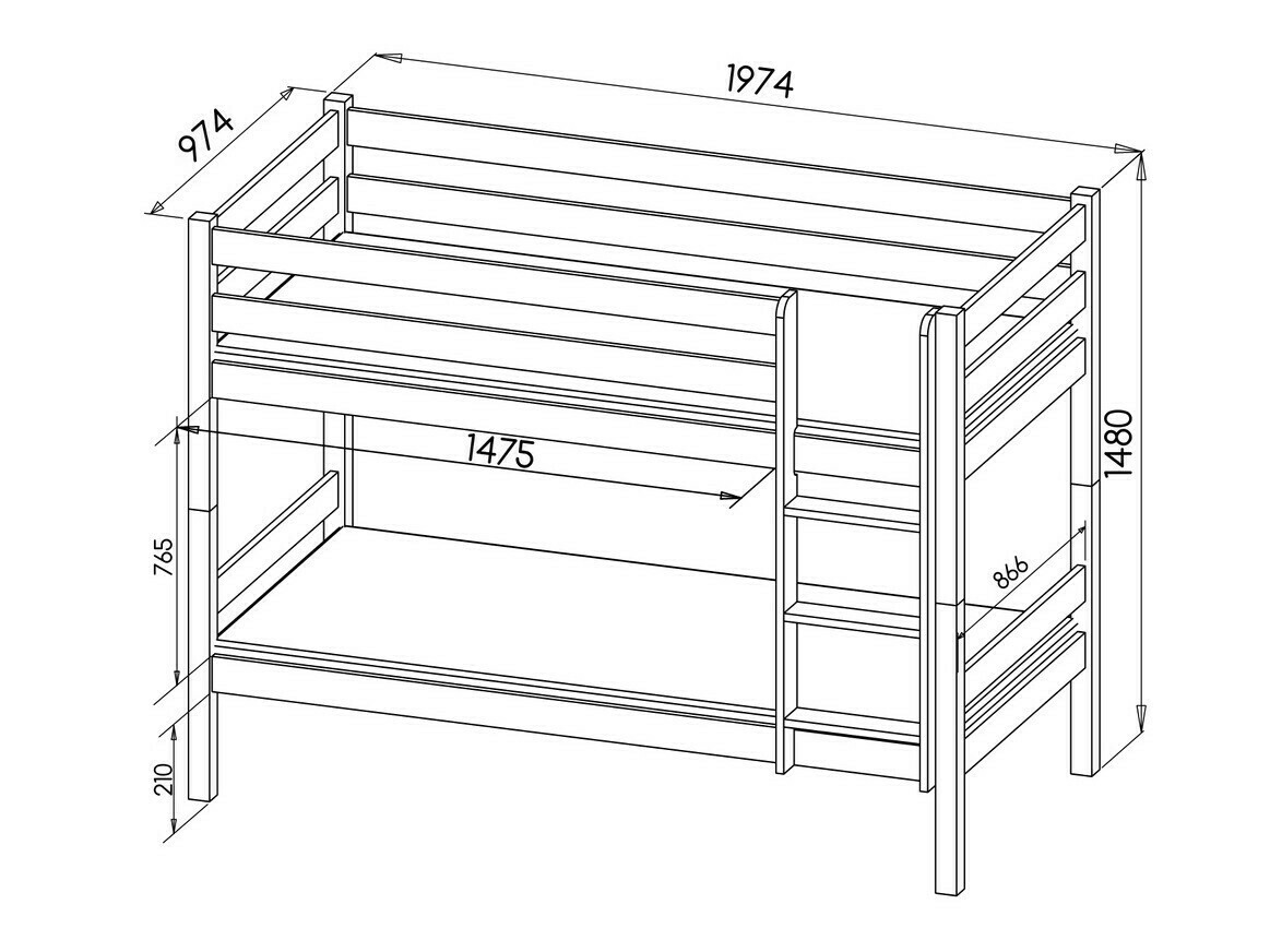 Litera Ogden 163 (Blanco)