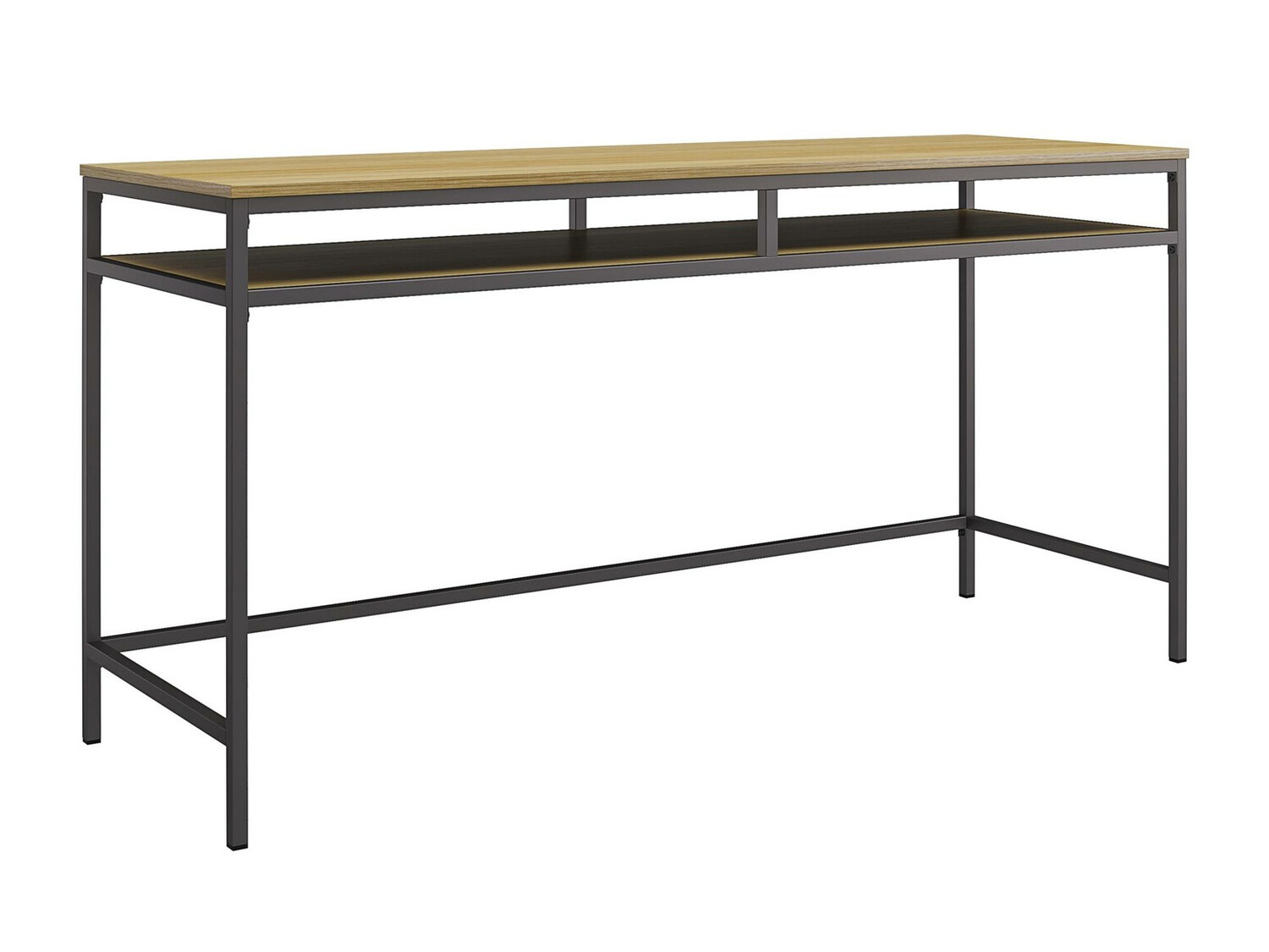 Mesa de oficina Merfeli 104 (Gris + Roble)