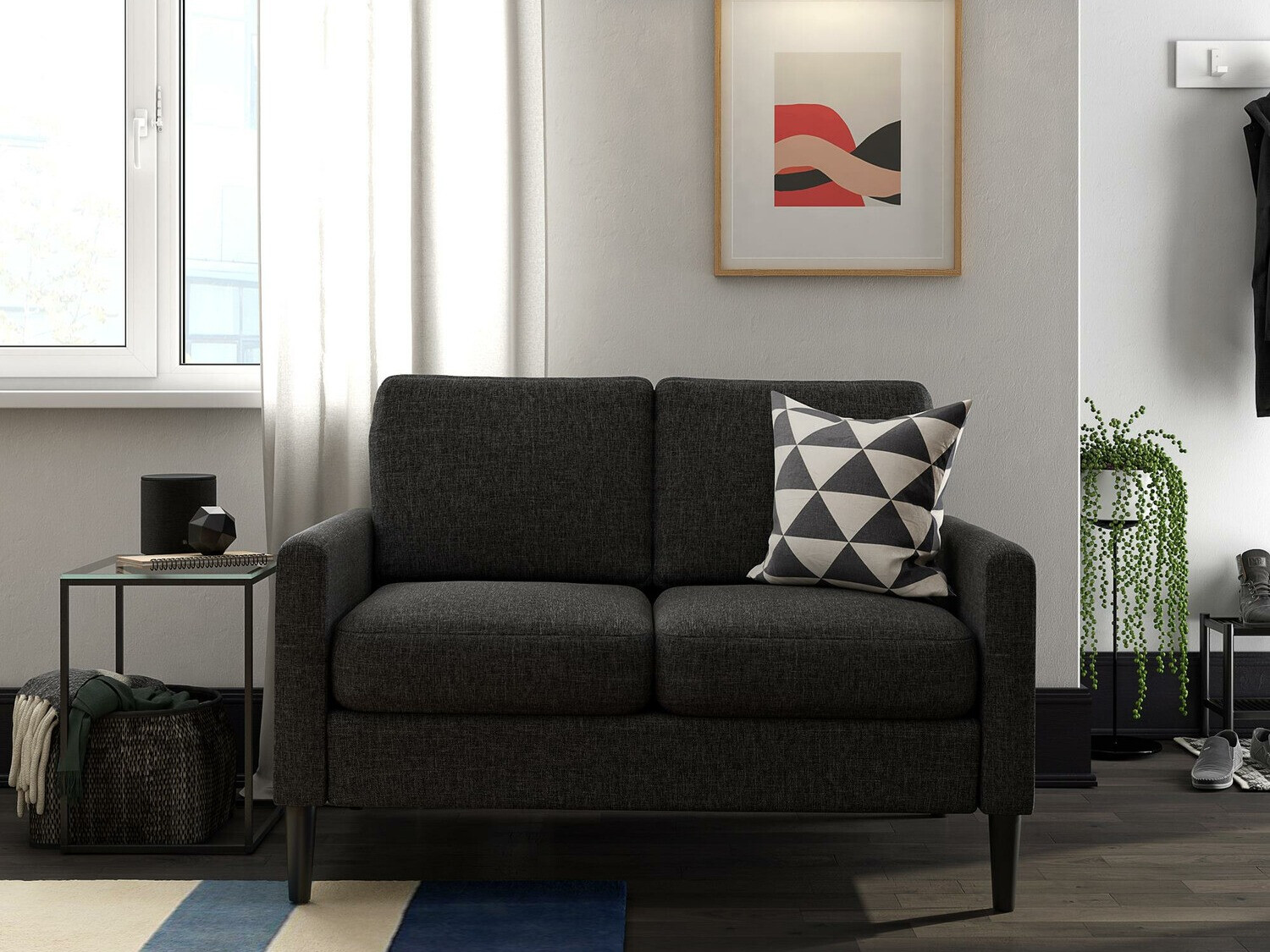 Sofá Tulsa 438 (Gris oscuro)