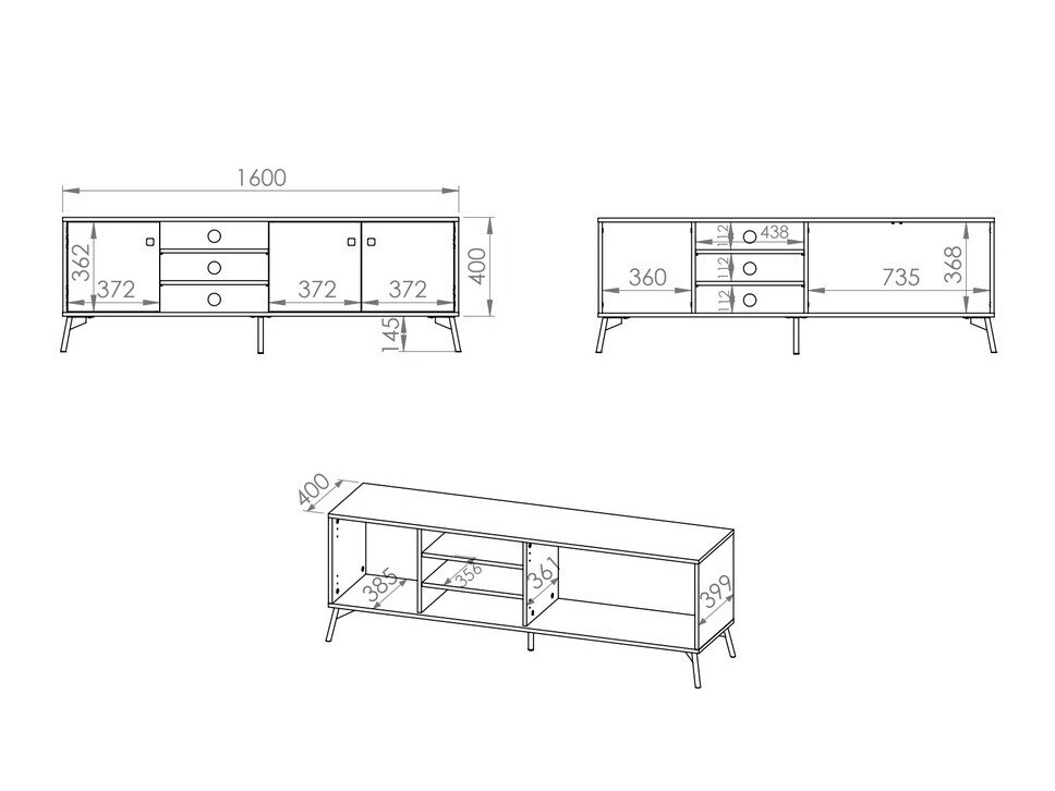 Mueble TV Madison AB105