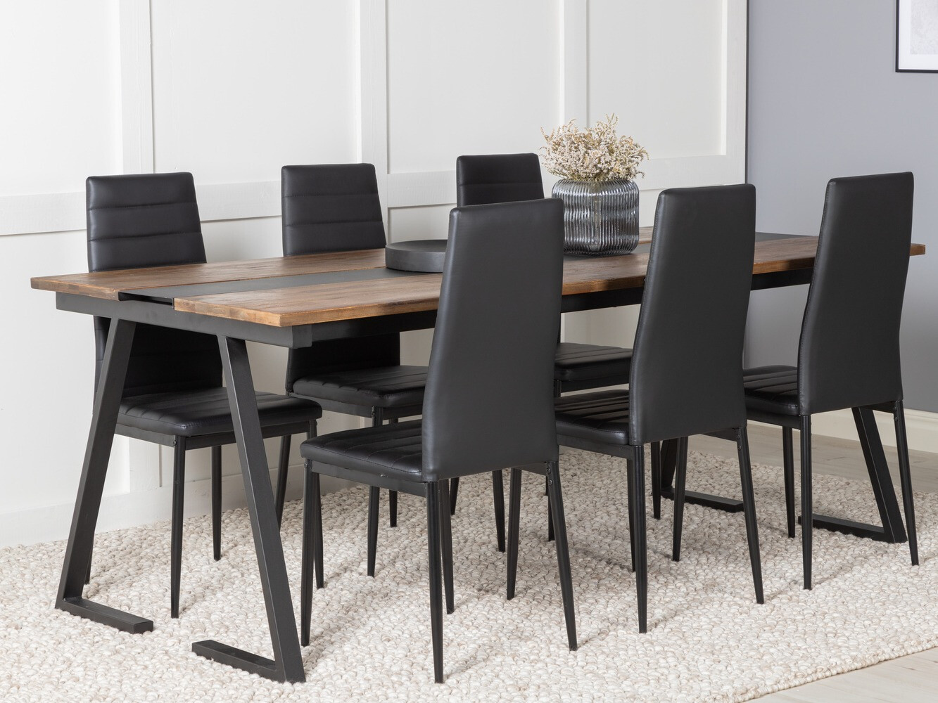 Conjunto de mesas y sillas para comedor Dallas 1937