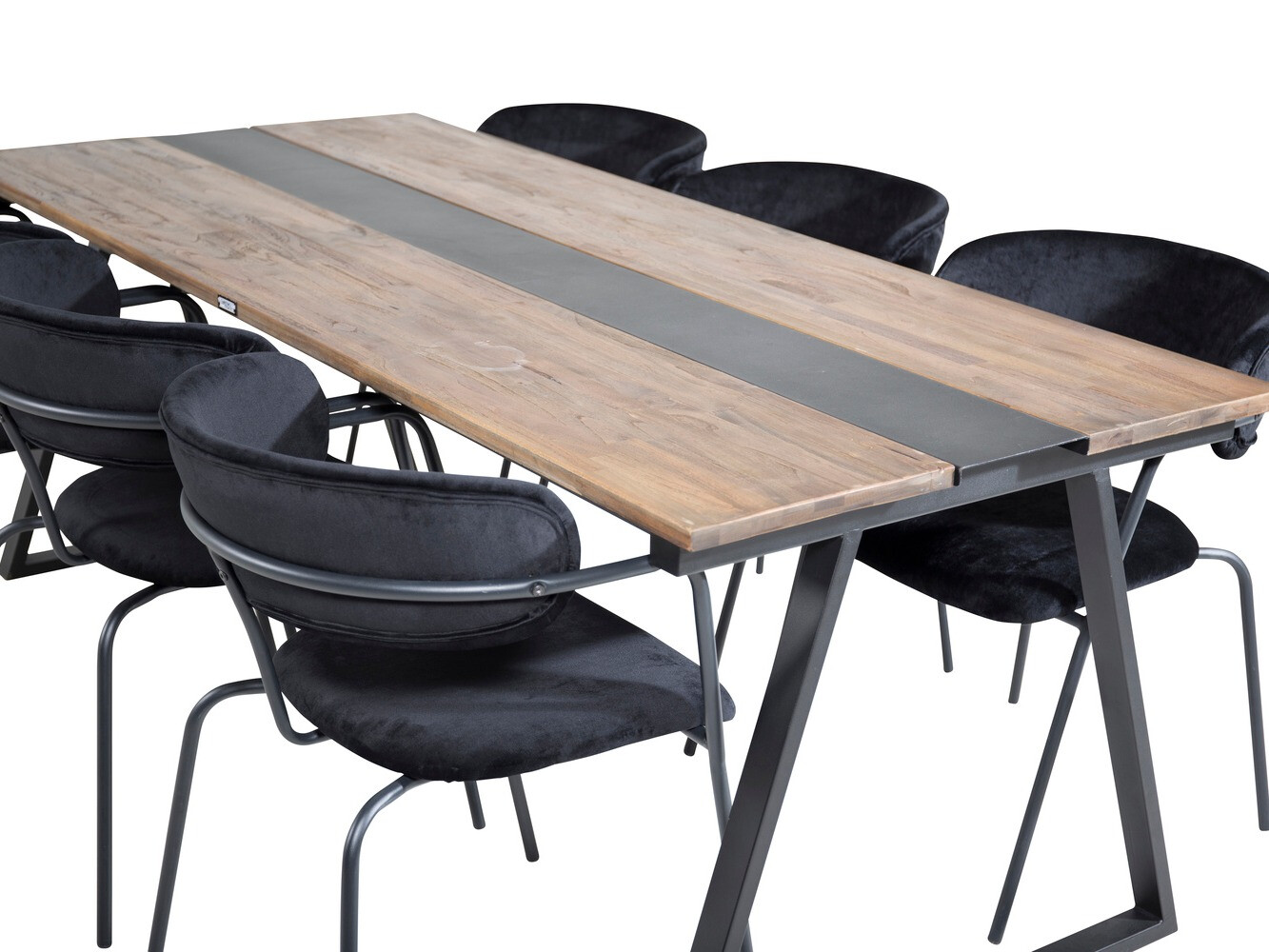 Conjunto de mesas y sillas para comedor Dallas 1942