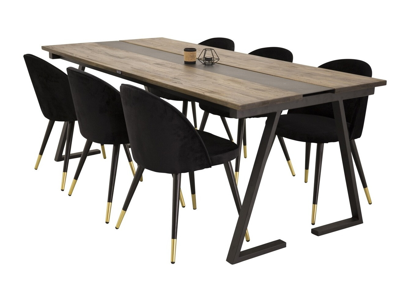 Conjunto de mesas y sillas para comedor Dallas 2086